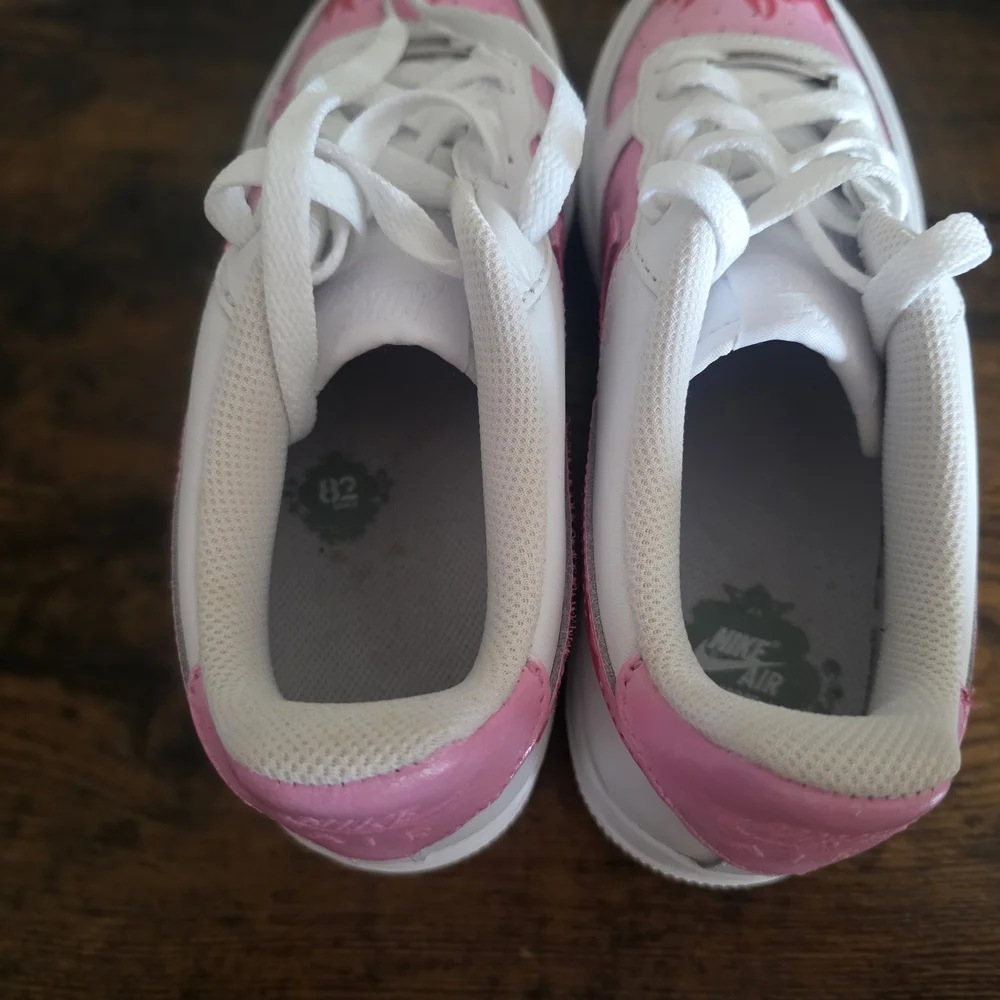 Custom Hand-Painted Nike Air Force 1 | Pink Flames | Size 8 - Picture 10 of 10